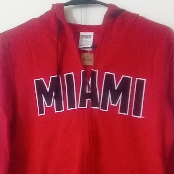 Red Miami Hoodie - Picture 2 of 5